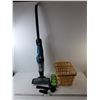 Image 1 : Bissell Stick Vacuum- Powers On, Separate Vacuum Accessories, Wicker Basket 15" Long Cannot Ship