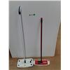 Image 1 : (2) Floor Mops- Vileda & Mr. Clean Up to 53" Tall Cannot Ship