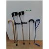 Image 1 : Mobility Devices- Leg Lifter, (2) Canes, (2) Crutches Pickup Preferred
