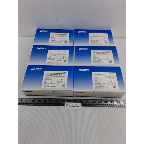 (6) 20-pack Boson Biotech Covid Test Cards