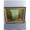 Image 2 : Ironing Board 30 x 12  x 4" and Framed Art Print 16 x 13"