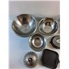 Image 2 : Aluminum Bowls, Egg Frying Pans and Strainer