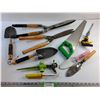 Image 1 : Various Gardening Tools - Shears, Saw, Shovels and Sprinklers