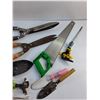 Image 4 : Various Gardening Tools - Shears, Saw, Shovels and Sprinklers