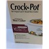 Image 2 : Crock Pot Stoneware Slow Cooker - As Is
