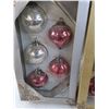 Image 2 : (2) 5 Piece Crackle Glass Ornaments