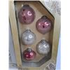 Image 3 : (2) 5 Piece Crackle Glass Ornaments