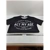 Image 1 : Double-Sided Slogan T-Shirt Size XL