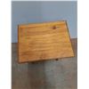 Image 2 : Wooden Folding Table - 24 x 19 x 15"