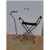 Image 1 : Folding Walker and Quad Cane