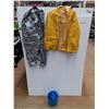 Image 1 : Rain Jacket, Rubber Pants and Plastic Bucket