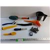 Image 1 : Tank Funnels, Pitcher, Brushes, Scraper and Key Lock