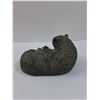 Image 4 : Stone Carved "Mamma Bear & Her Cubs" Figurine - 9" x 4"