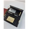 Image 2 : Buxton "Teachers Federation" Wallet & Cheque Book Holder w/Calculator in Original Box