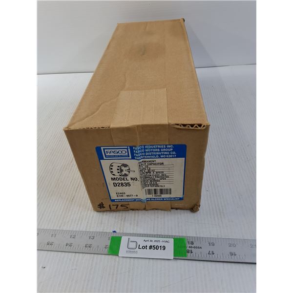 Fasco D 2835 Electric Motor