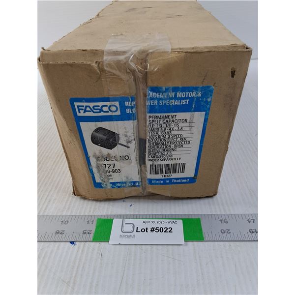 Fasco D 727 Electric Motor