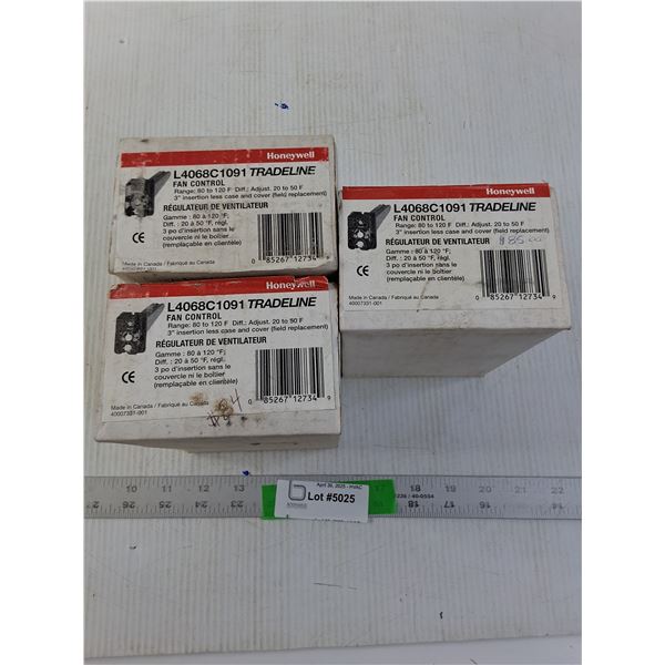 (3 times the bid price) Honeywell L4068C 1091 Fan Control