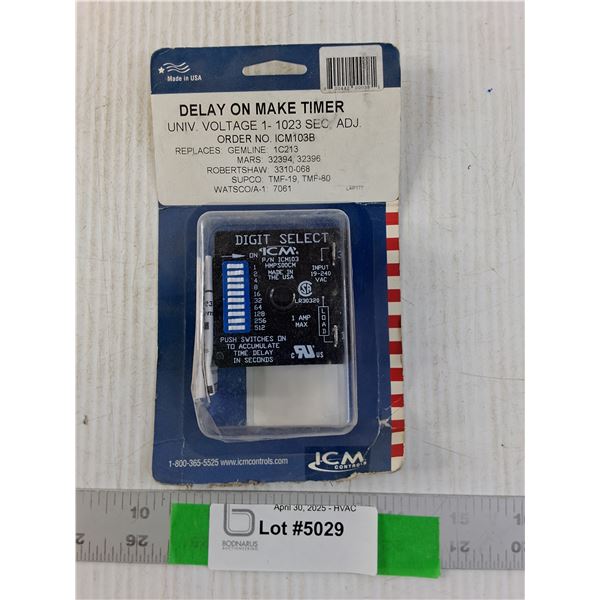 ICM 103B Delay On Make Timer