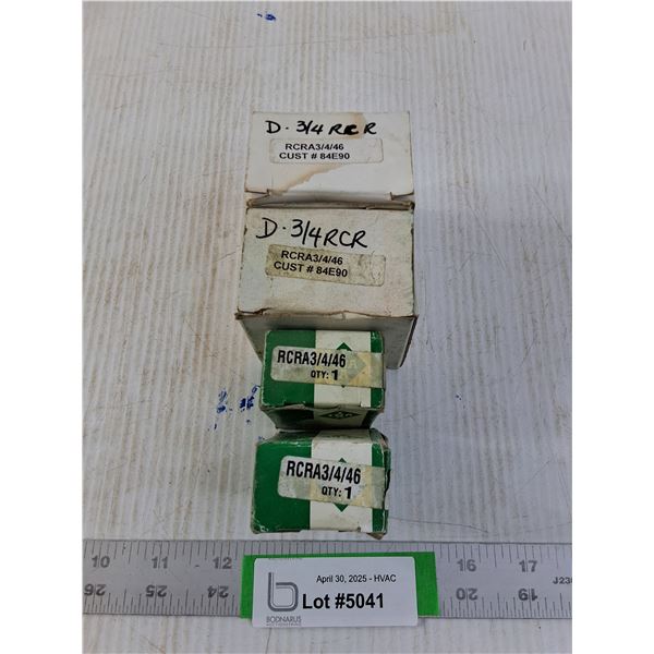 (4 times the bid price) RCR A 3/4 / 46 Roller Bearings