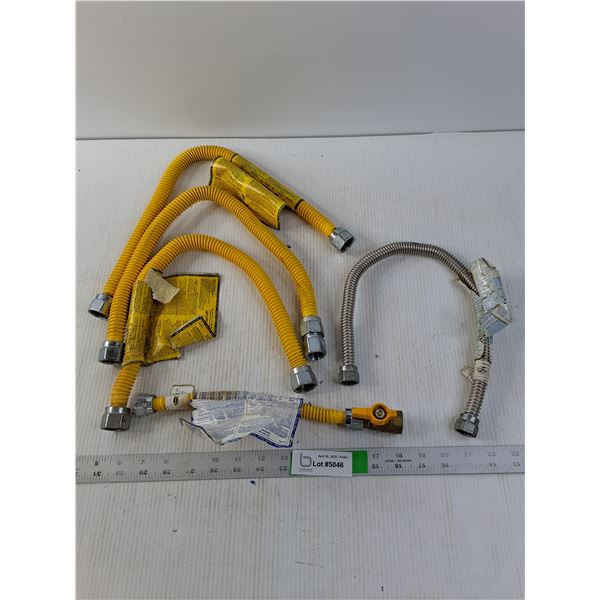 Assorted Flexi Line Appliance Gas Hose (5 in total)