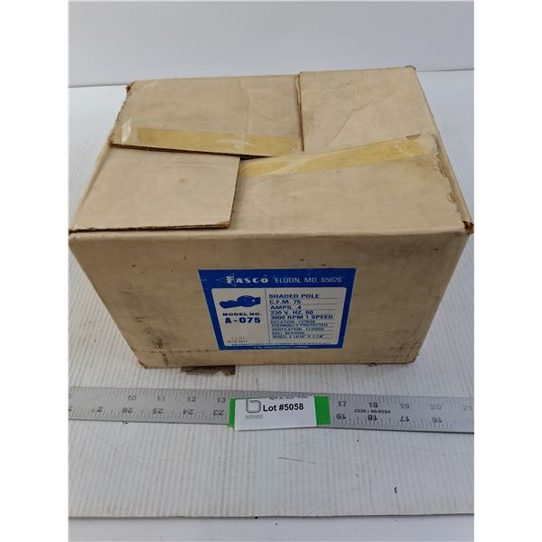 Fasco A075 Trane Inducer Motor