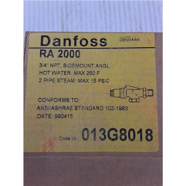 Danfoss 013G820 Thermostatic Zone valve Straight