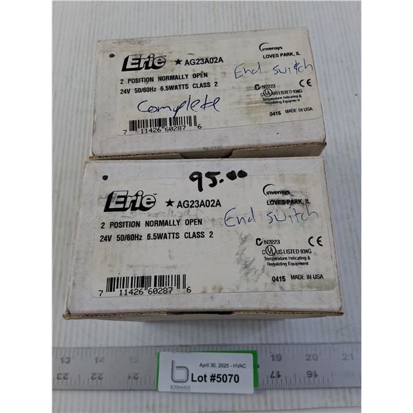 (2 times the bid price) Erie AG23A02A Zone Valve Body
