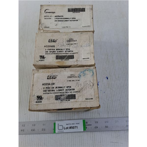 (3 times the bid price) Erie AG23A020 Zone Valve Head - Open