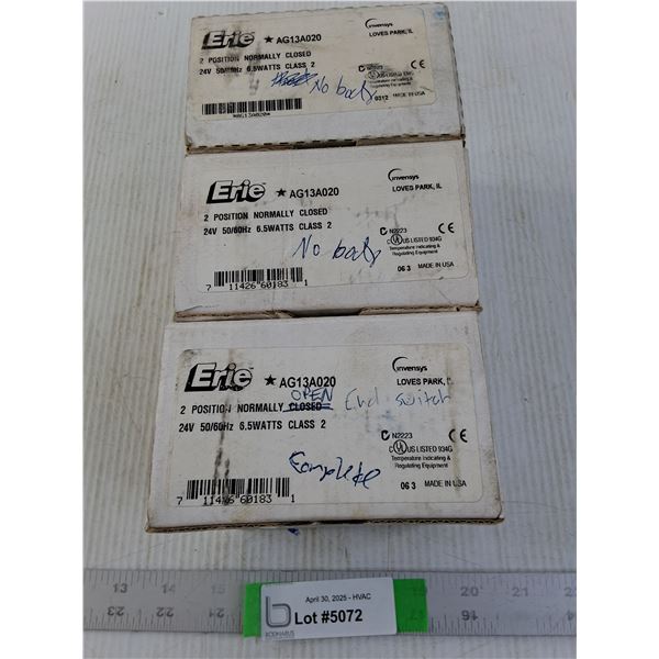 (3 times the bid price) Erie AG23A020 Zone Valve-Head Open