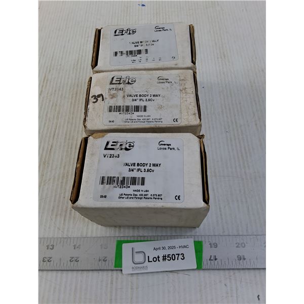 (3 times the bid price) Erie VT2343 Zone Valve Body 3/4"