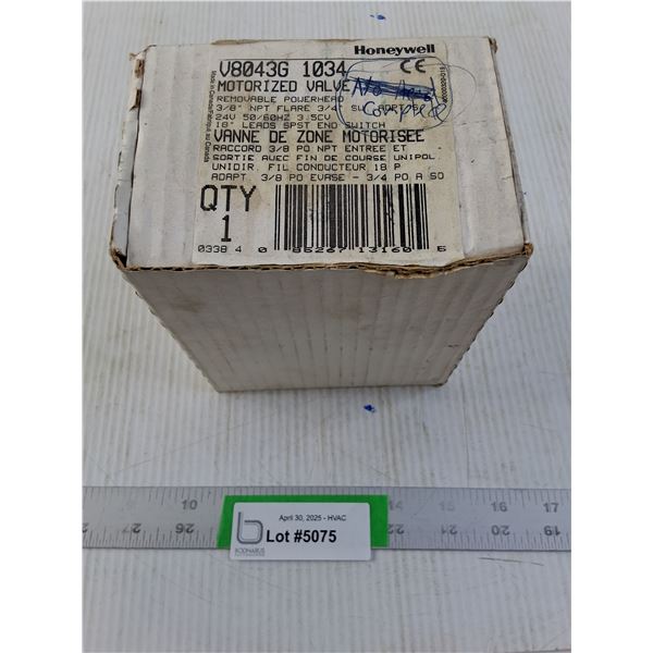 Honeywell V8043G 1034 Motorized Valve Control