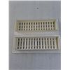 Image 2 : (2) White 11x4 1/4" Floor Registers