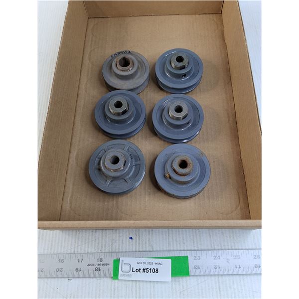 (6 times the bid price) 1VL34 3" Adjustable Steel Pulley