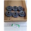 Image 1 : (6 times the bid price) 1VL34 3" Adjustable Steel Pulleys