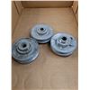Image 2 : (3 times the bid price) 3 1/4" Aluminum Pulleys