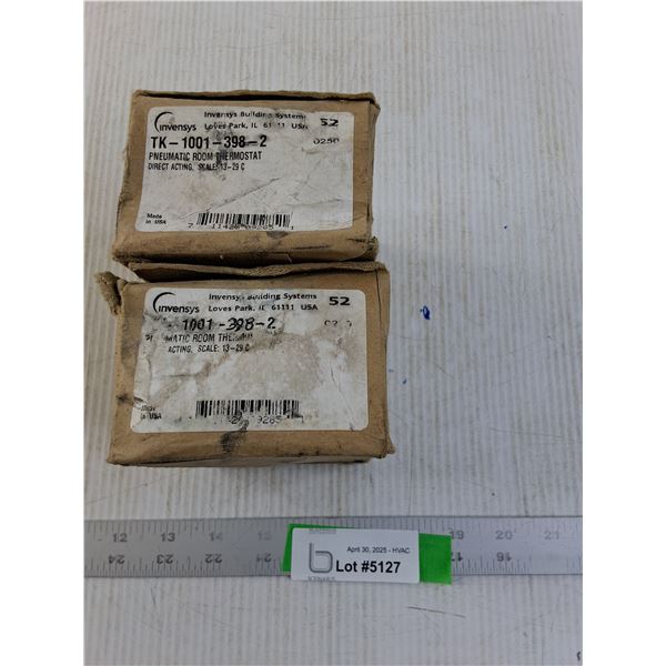 (2 times the Bid Price) Invensys Pneumatic Thermostats