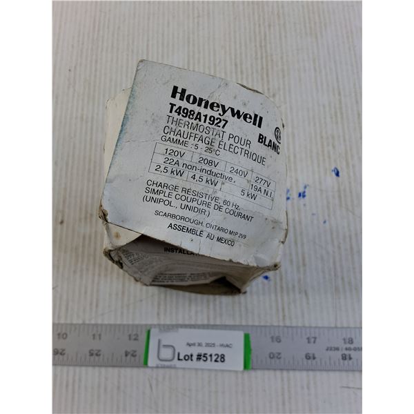 Honeywell T498A1927 Thermostat for Electric Baseboard heaters