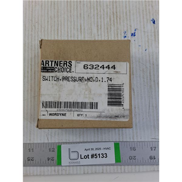 Nordyne 632444 Pressure  Switch