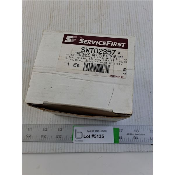 Service First SWT02357 Trane Pressure Switch