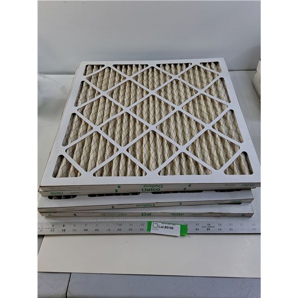 (3) Dafco Furnace Filters (20x20x1).    PICK UP
