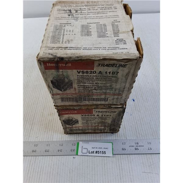 (2 times the bid price) Honeywell VS820A1187 Powerpile Gas Valves