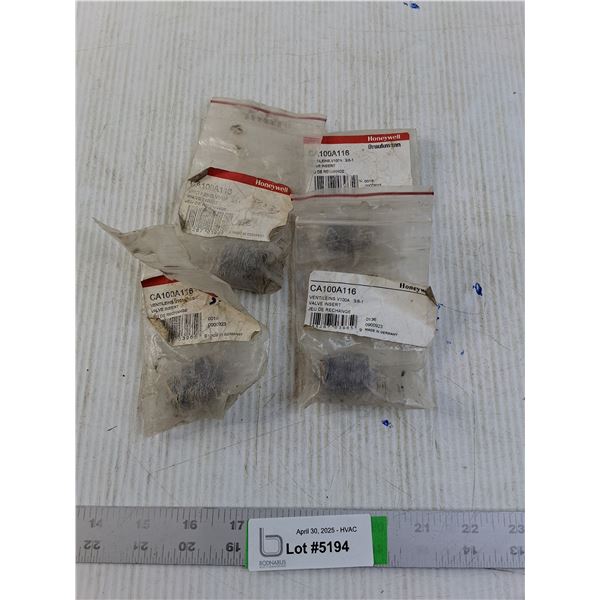 (4) CA100A116 Rad Valve Cartridges