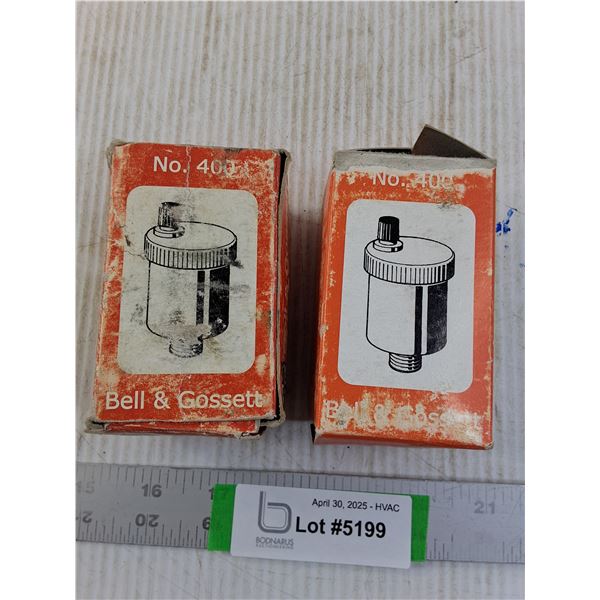 (2 times the bid price) Bell and Gossett Automatic Air vents