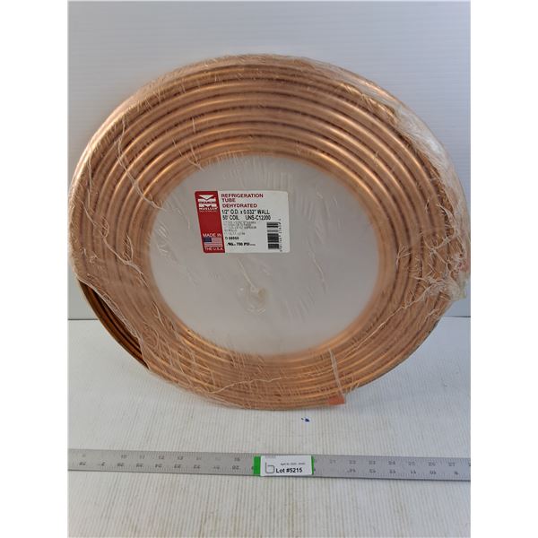 Streamline Mueller 1/2" 50' Coil Refrigeration Tube.   PICK UP