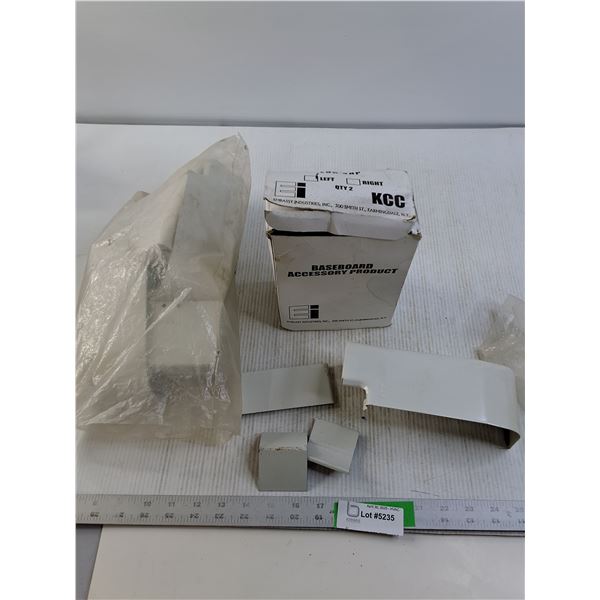 (4) 4" Endcaps for Baseboard Heating cabinets