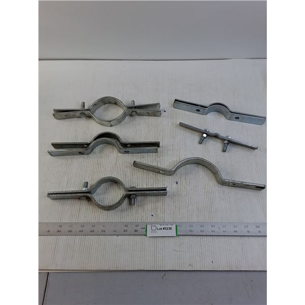 Assorted Different Riser Clamps