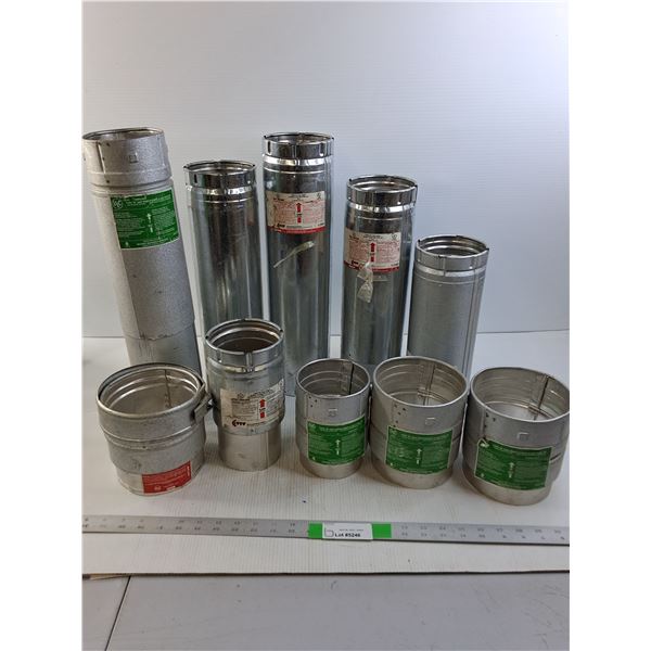 Numerous Type B Gas Vent Tubing Pieces