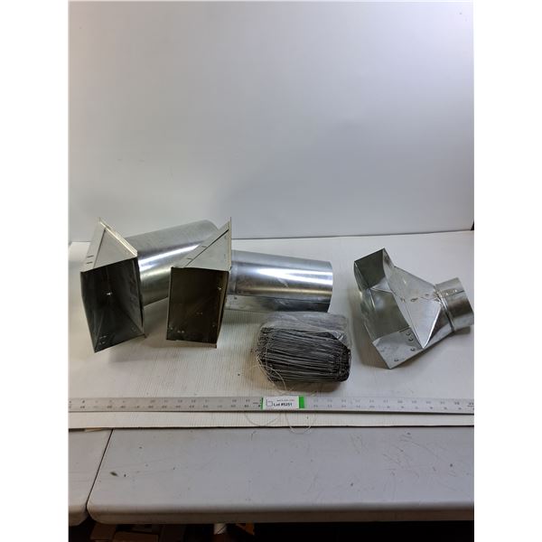 Register and Dryer Vent Tubes along with Hundreds of Quick Ties