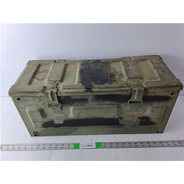 Metal Ammunitions Box - 10.5" Tall x 23" Long x 9.25" Wide