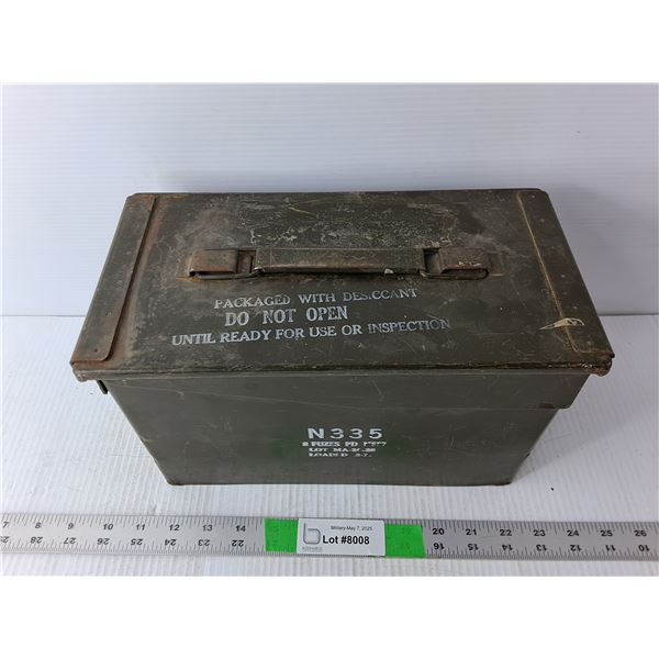 Ammo Box - 7.25" Tall x 12" Long x 6.25" Wide